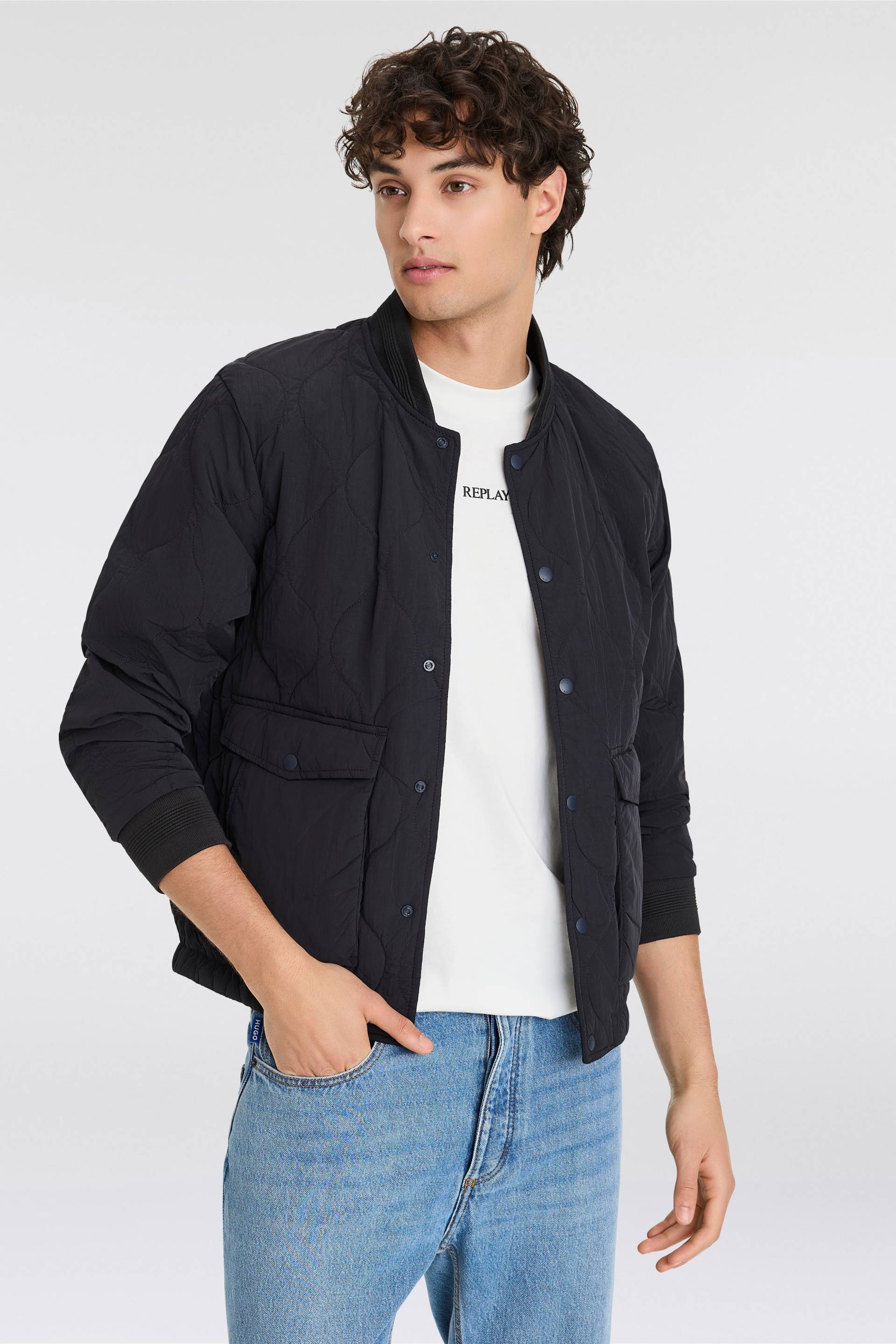 Replay Bomberjacke, mit Steppmuster Replay Bomberjacke, mit Steppmuster von Replay
