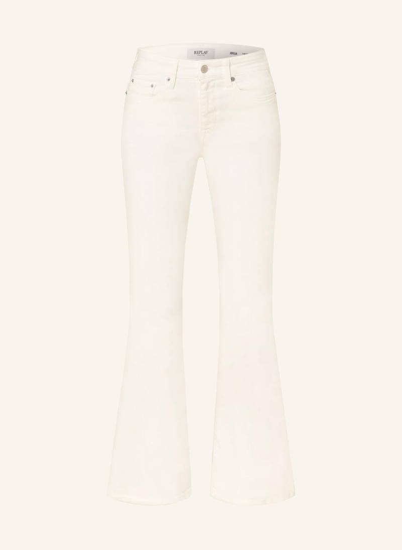 Replay Flared Jeans Joella weiss von Replay