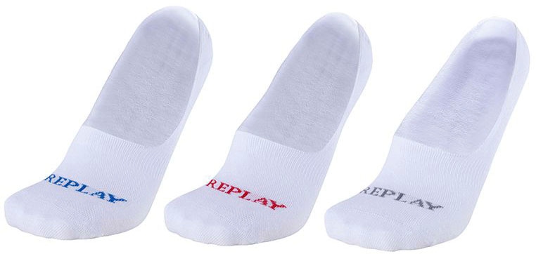 Replay Füsslinge »INVISIBLE Basic Foot Logo 3Prs Card wrap« von Replay