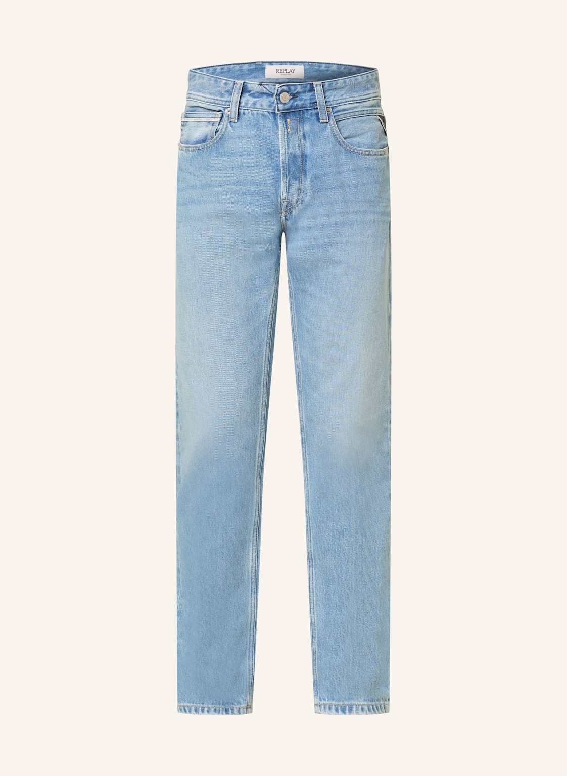 Replay Jeans Grover Straight Fit blau von Replay