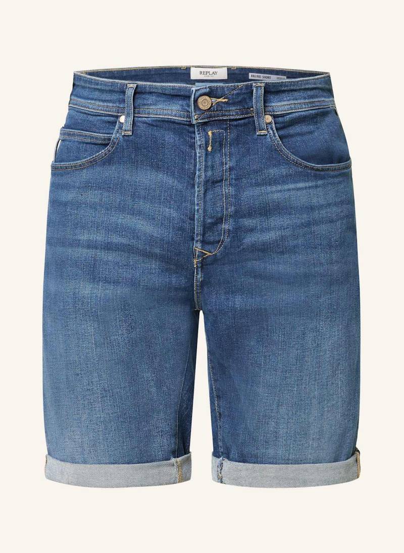 Replay Jeansshorts Rbj.981 Tapered Fit blau von Replay