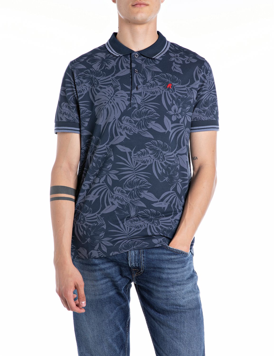 Replay Poloshirt, mit All-Over-Print Replay Poloshirt, mit All-Over-Print von Replay