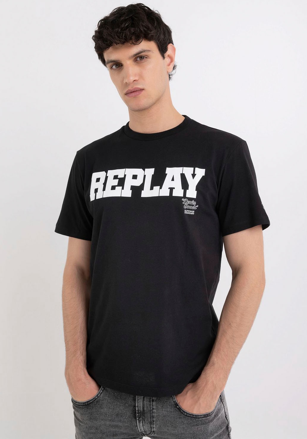 Replay Rundhalsshirt Replay Rundhalsshirt von Replay