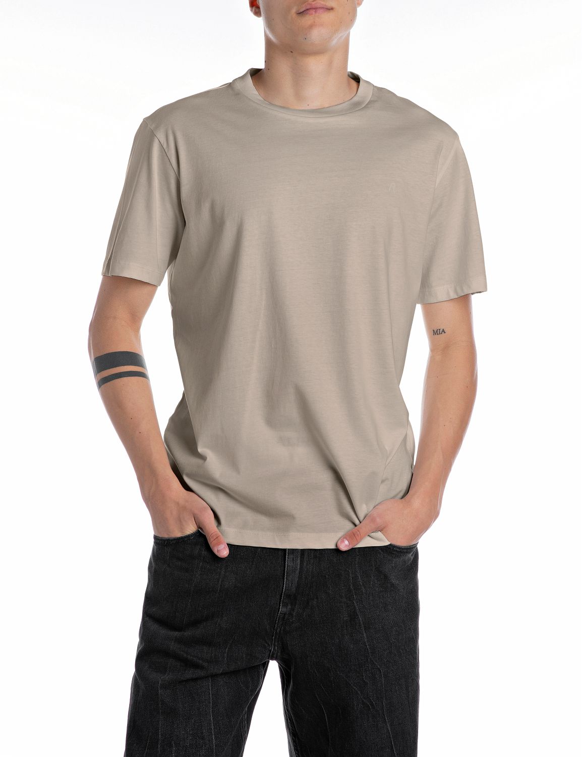Replay T-Shirt »mit Logostickerei auf der Brust« von Replay