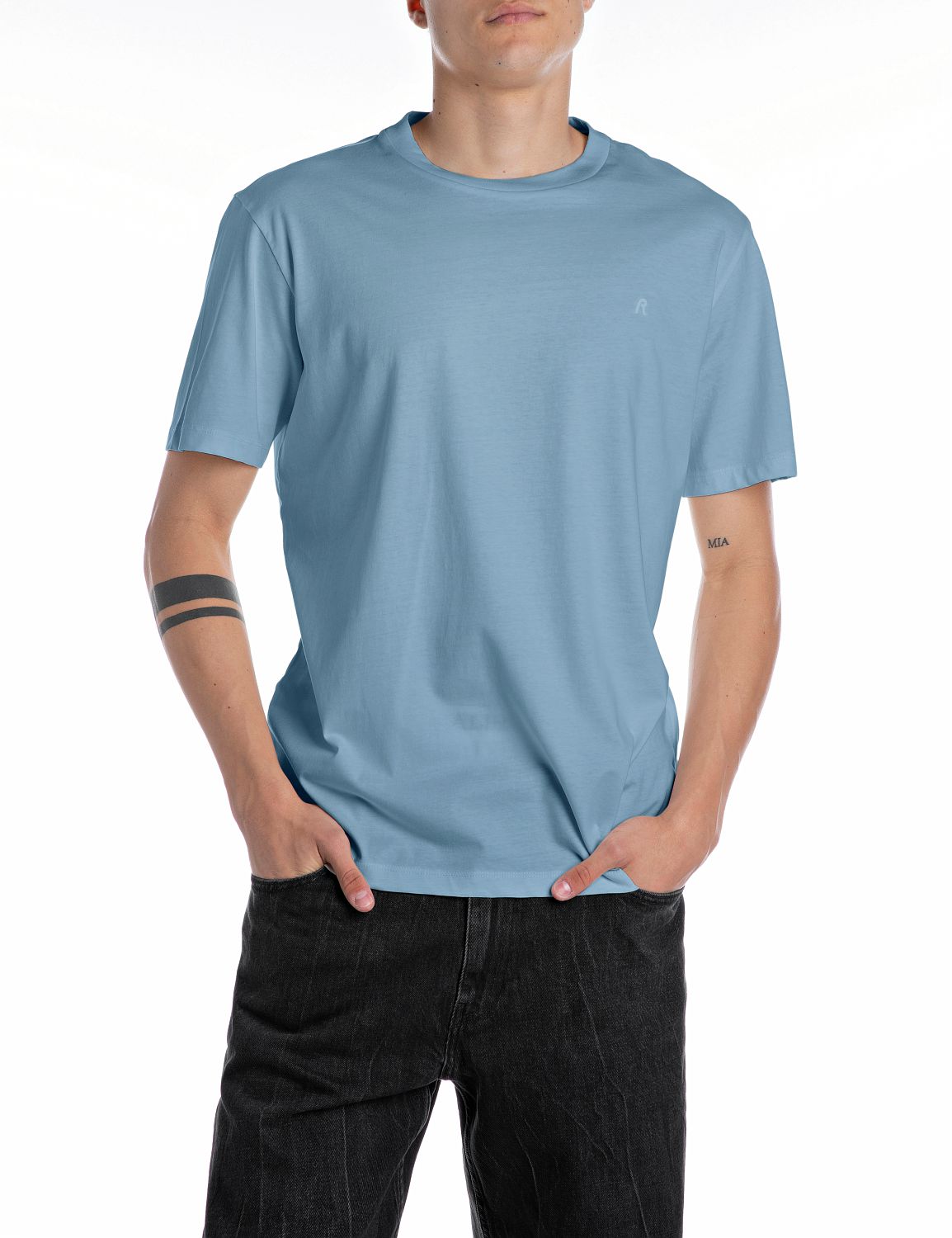 Replay T-Shirt »mit Logostickerei auf der Brust« von Replay