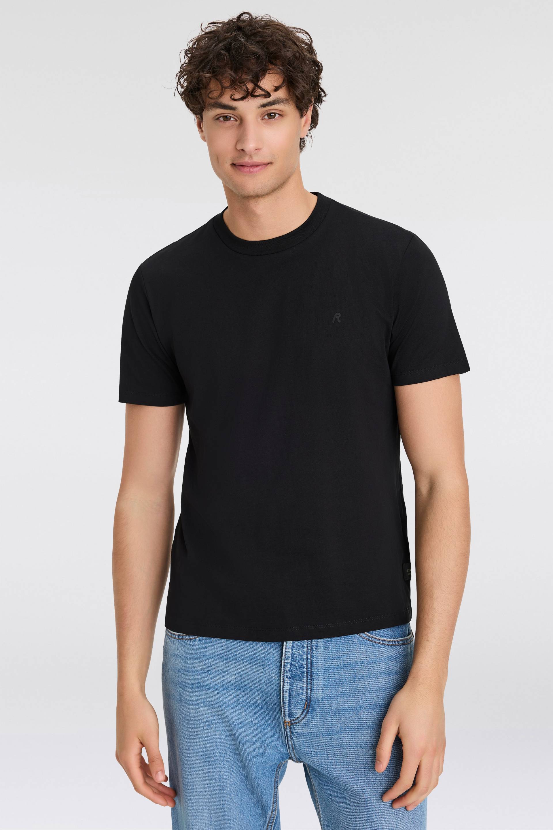 Replay T-Shirt »mit Logostickerei auf der Brust« von Replay