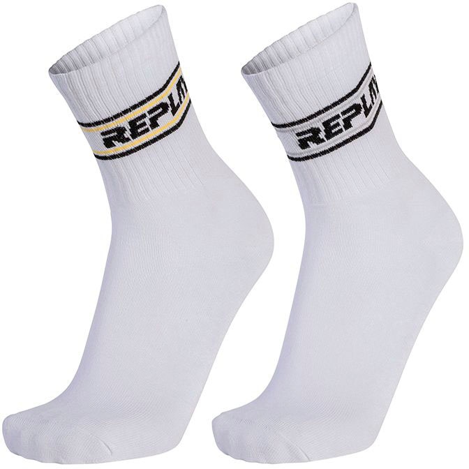 Replay Tennissocken »SHORT TENNIS half terry Logo&Two Stripe 2Prs Banderole« von Replay