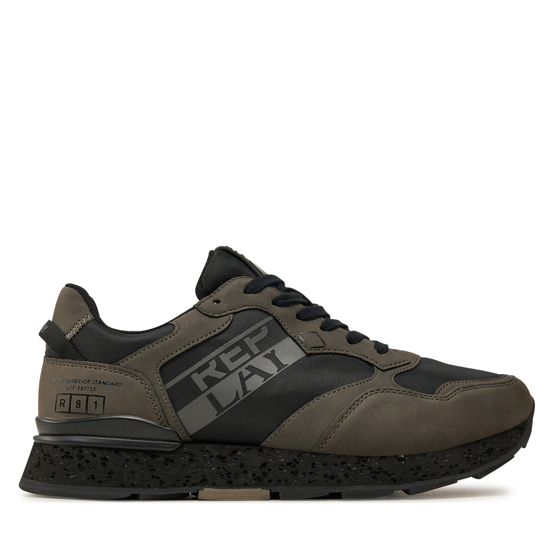 Sneakers REPLAY Arthur Street Lace-Up Sneakers GMS68.000.C0089S Grau Sneakers REPLAY Arthur Street Lace-Up Sneakers GMS68.000.C0089S Grau von Replay