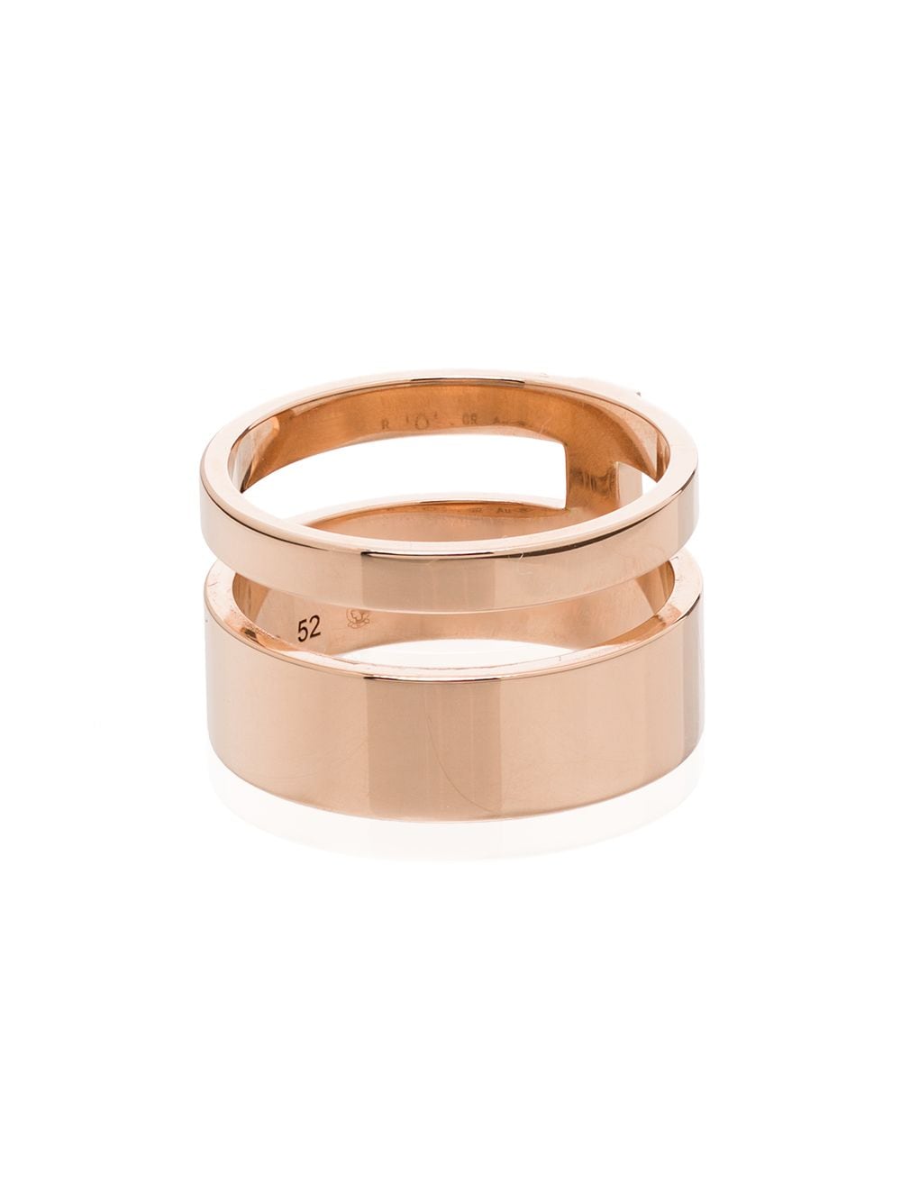 Repossi 18kt rose gold Berbere double ring - Pink von Repossi