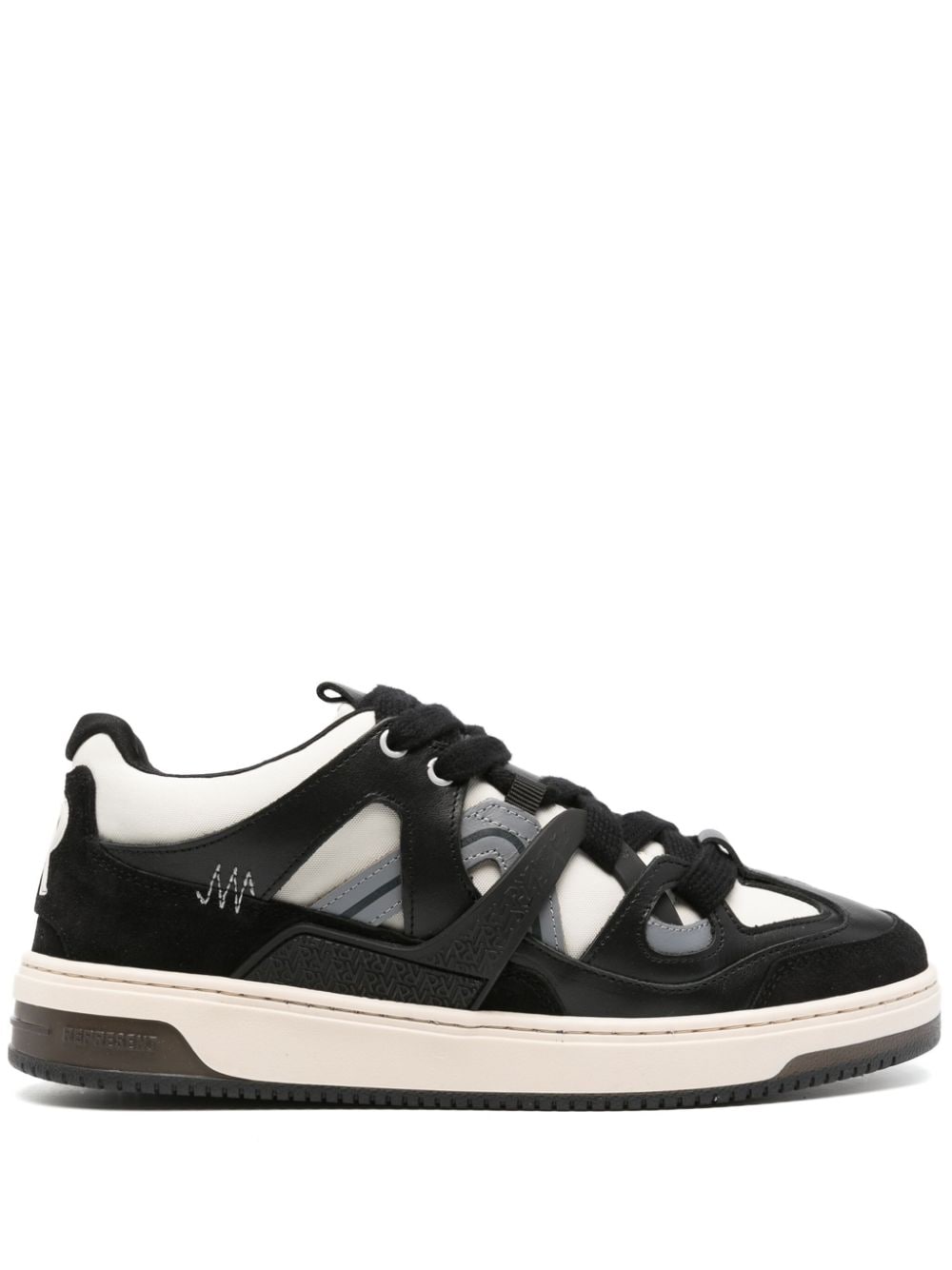 Represent Bully leather sneakers - Black von Represent