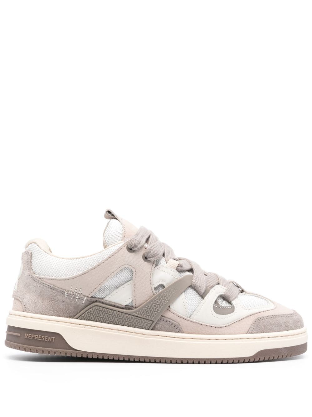 Represent Bully leather sneakers - Neutrals von Represent