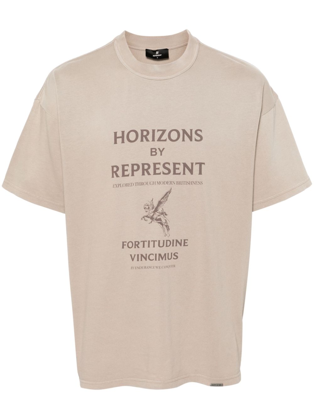 Represent Horizons cotton T-shirt - Neutrals von Represent