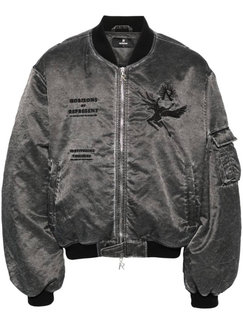 Represent Icarus Flight bomber jacket - Grey von Represent