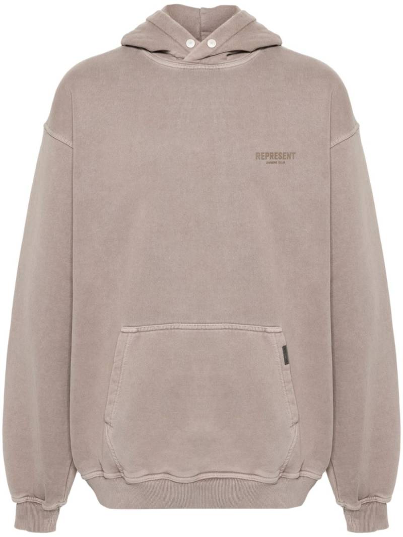Represent Owners' Club cotton hoodie - Grey von Represent