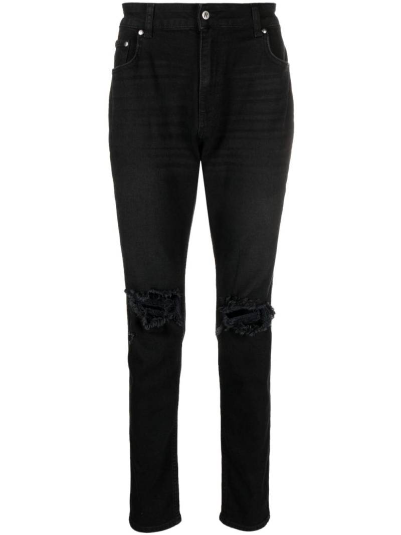 Represent R1 Destroyer Denim slim-cut jeans - Black von Represent