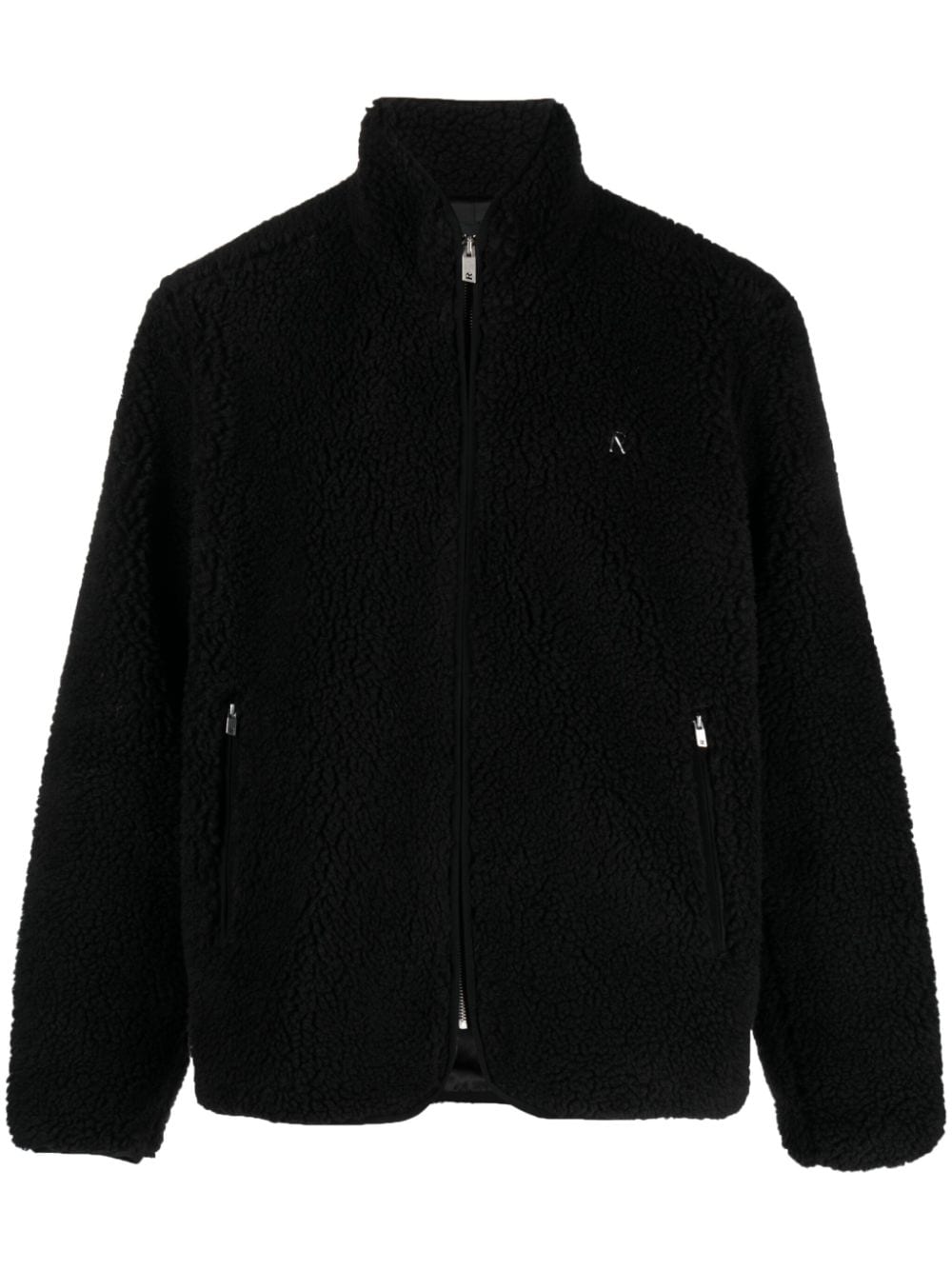 Represent fuzzy zip-up jacket - Black von Represent