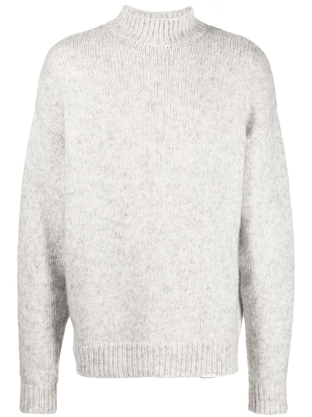 Represent high neck knitted jumper - Neutrals von Represent