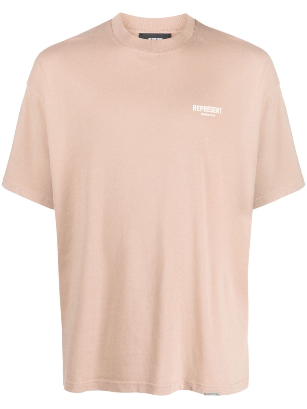 Represent logo-print cotton T-shirt - Brown von Represent