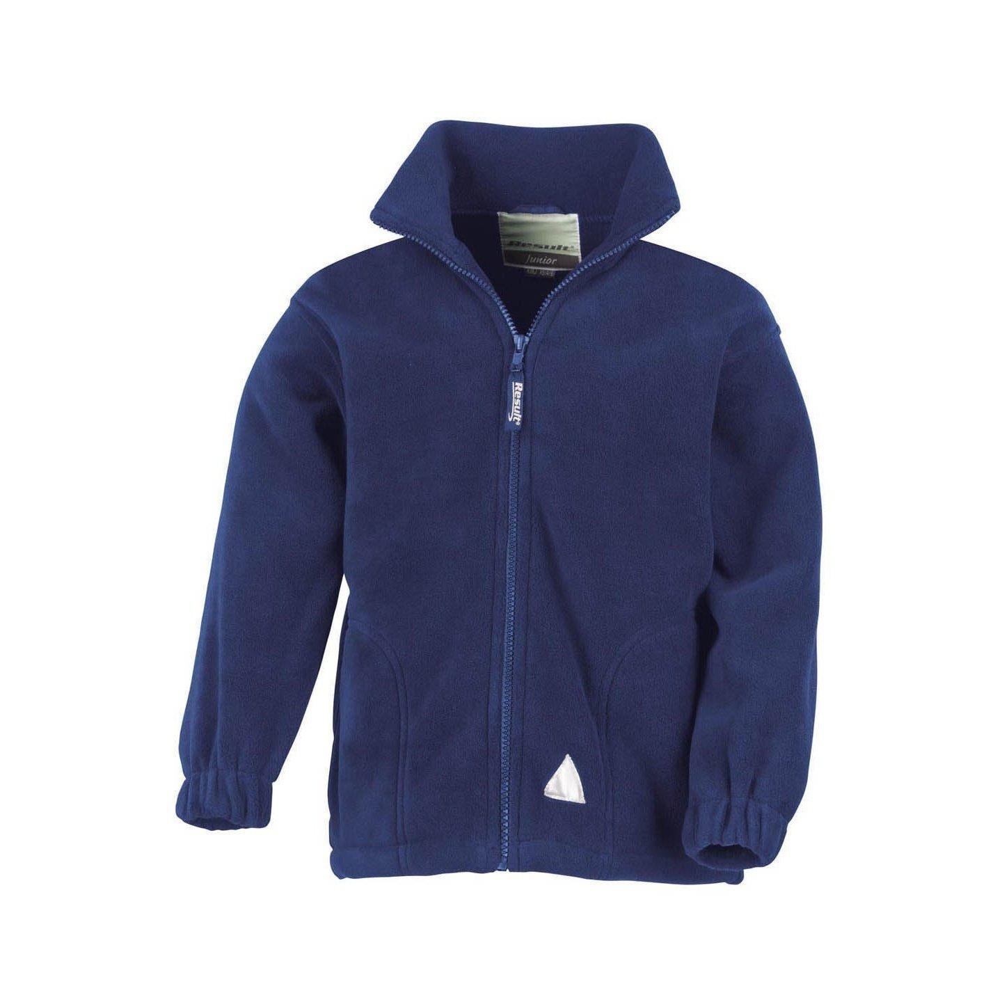 Active Fleecejacke Mit Reißverschluss Unisex Königsblau 8-10A von Result