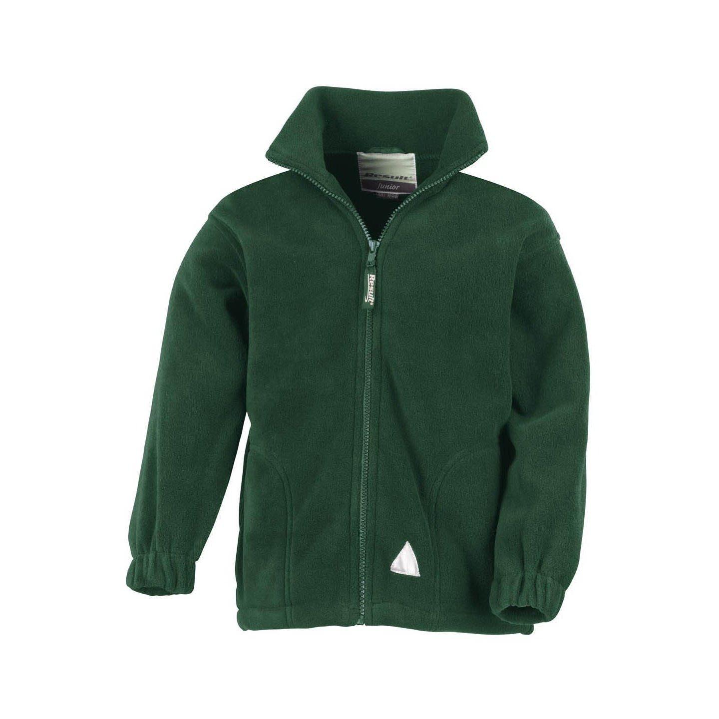 Active Fleecejacke Mit Reißverschluss Unisex Waldgrün 6-8A von Result