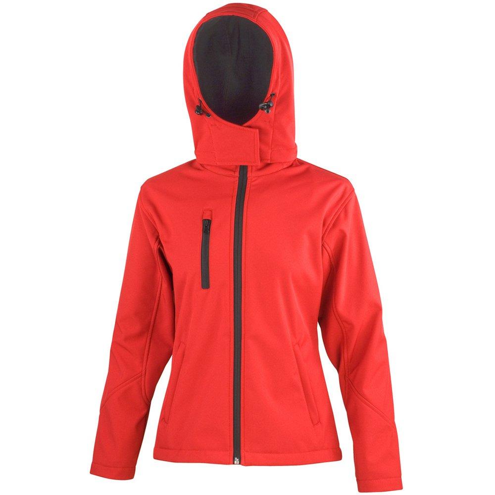 Core Lite Softshelljacke Mit Kapuze Damen Rot Bunt L von Result