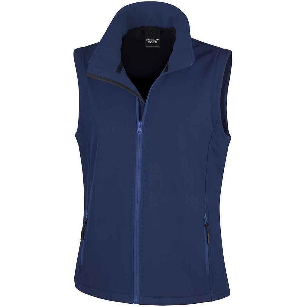 Core Soft Shell Bodywarmer Damen Marine XS von Result