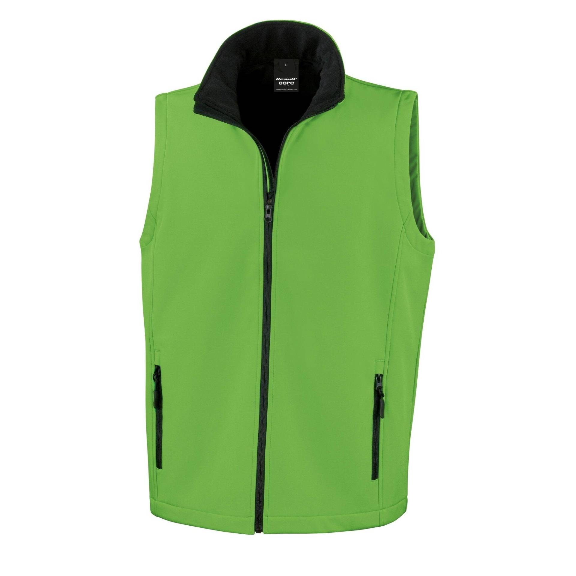 Core Softshell Bodywarmer Gilet Herren Grün S von Result