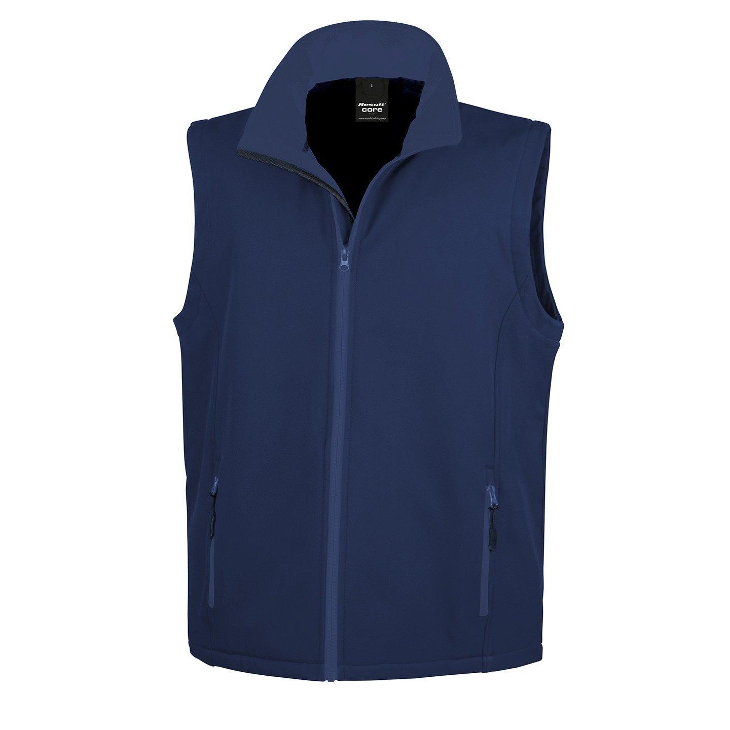 Core Softshell Bodywarmer Gilet Herren Marine XL von Result