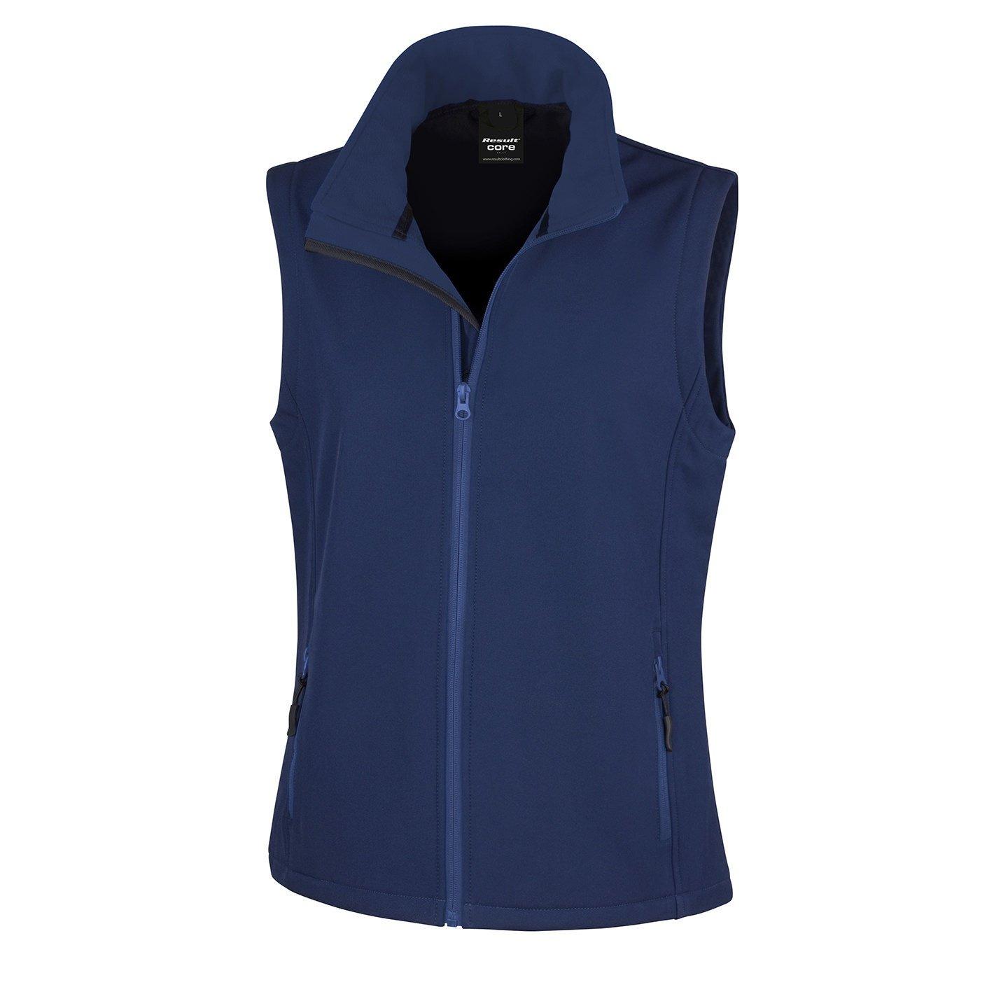 Core Softshell Weste Damen Marine S von Result