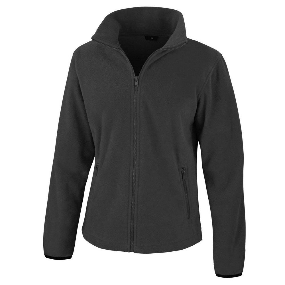 Fleecejacke Damen Schwarz M von Result