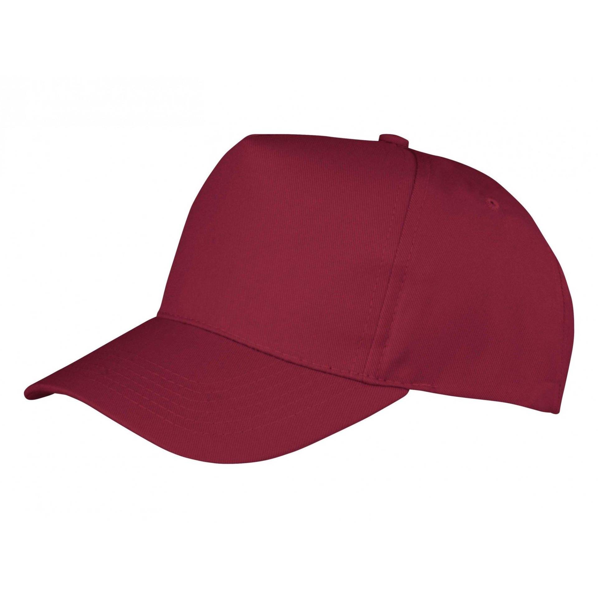 Headwear Boston 6535 Polycotton Kappe Herren Weinrot ONE SIZE von Result