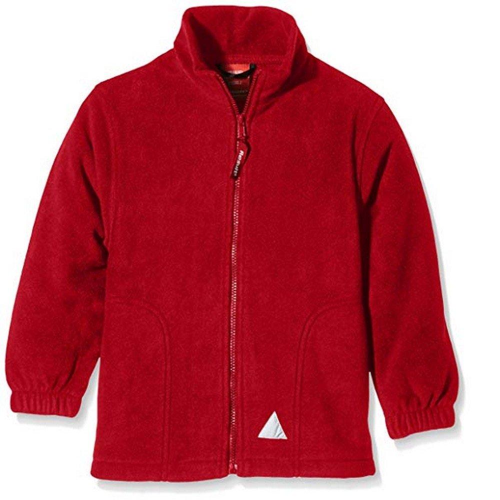 Micron Fleece Jacke Unisex Rot Bunt 110/116 von Result