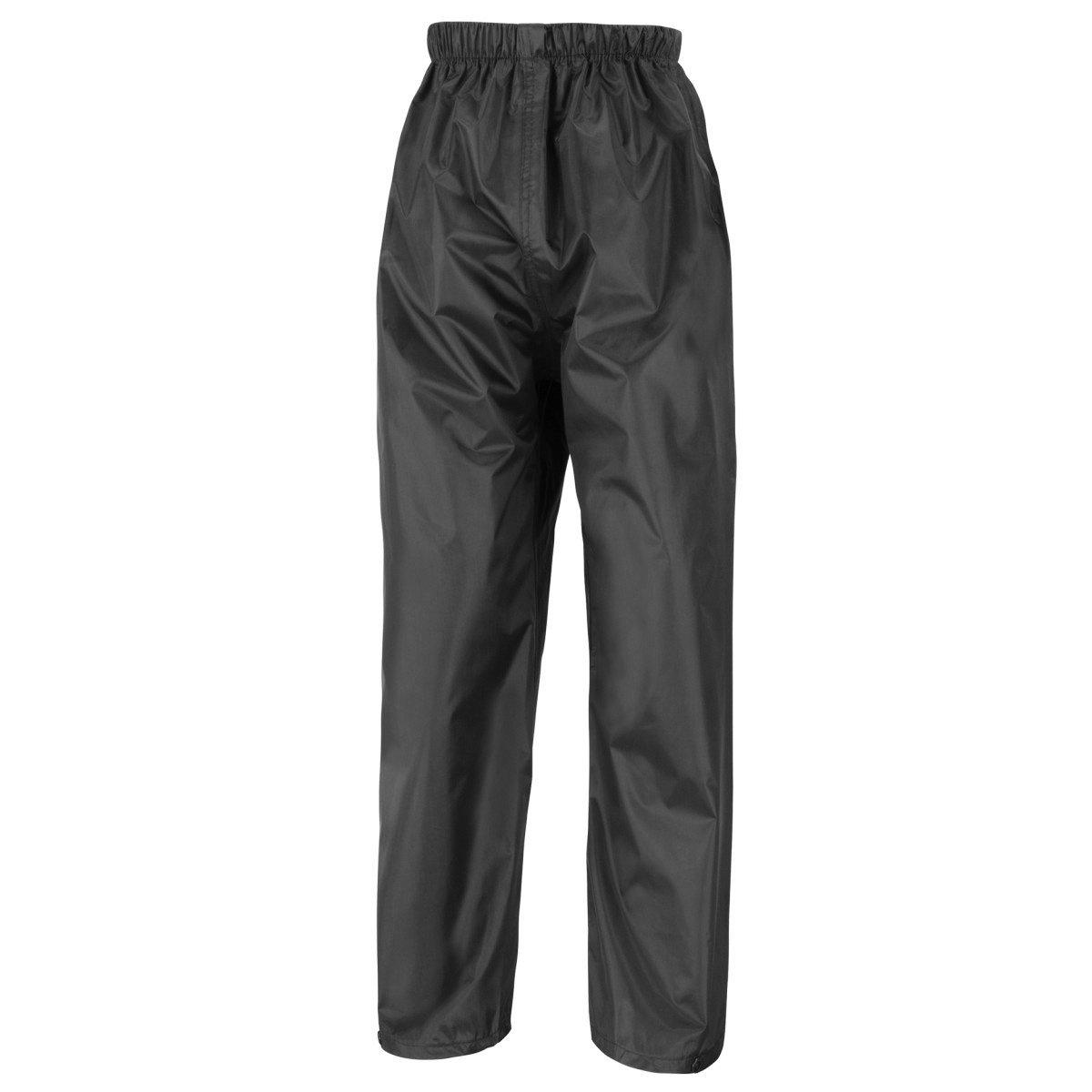 Core Stormdri Regenüberhose Unisex Schwarz 11-12A von Result