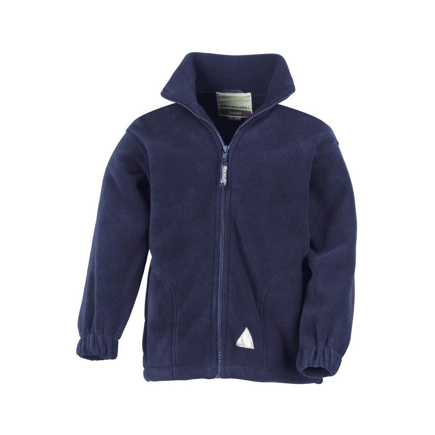 Active Fleecejacke Mit Reißverschluss Unisex Marine 12A von Result