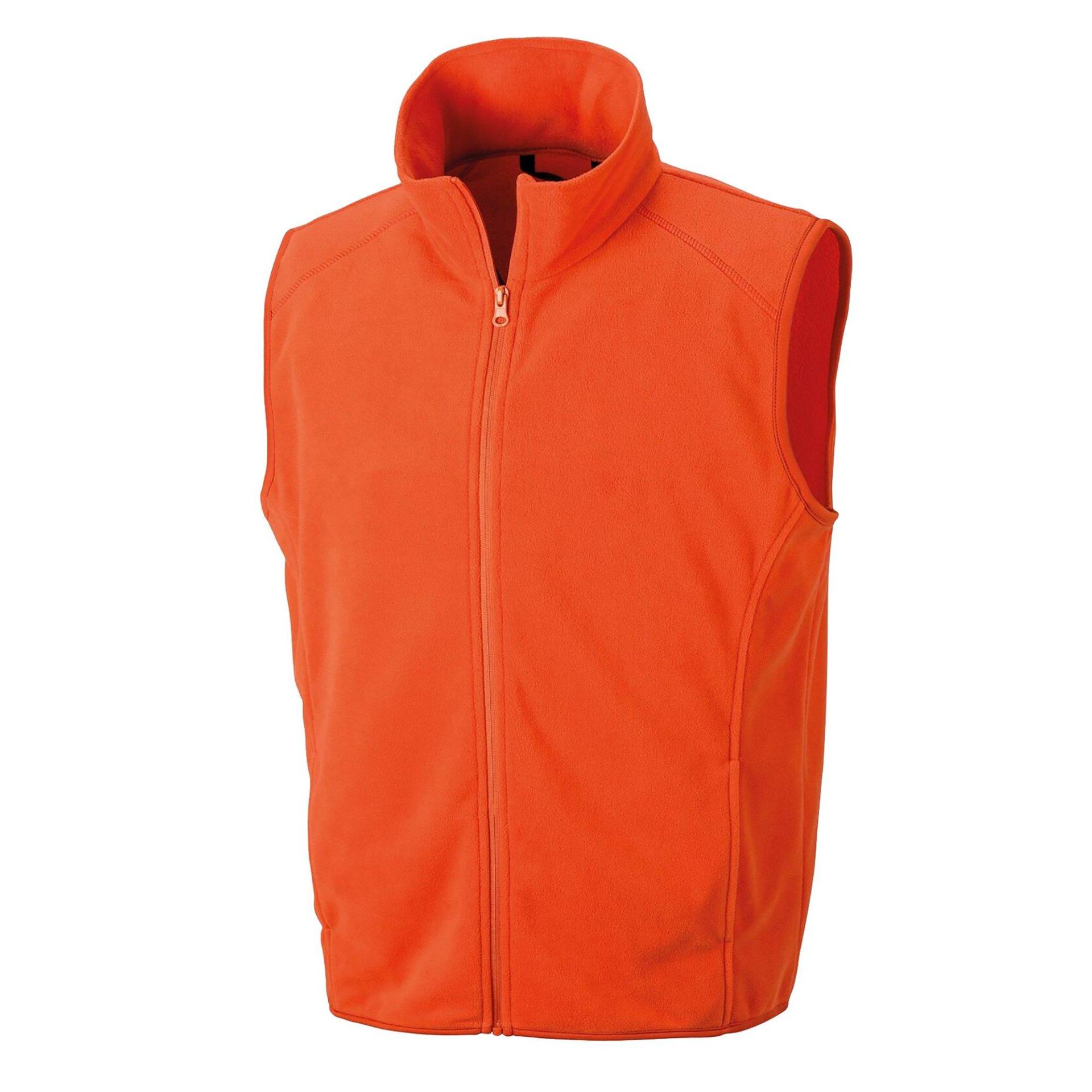 Core Mens Micro Vlies Weste Herren Orange 3XL von Result