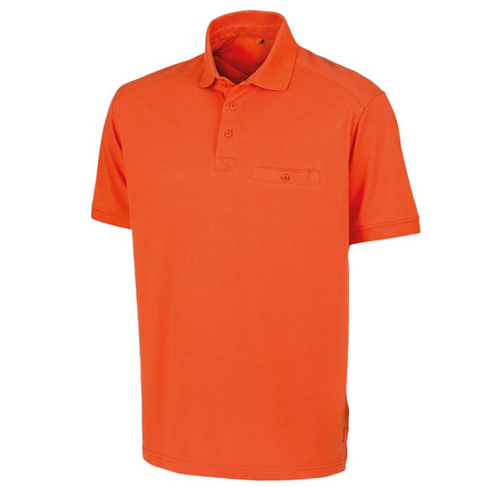 Workguard Apex Kurzarm Polo Shirt Herren Orange 3XL von Result