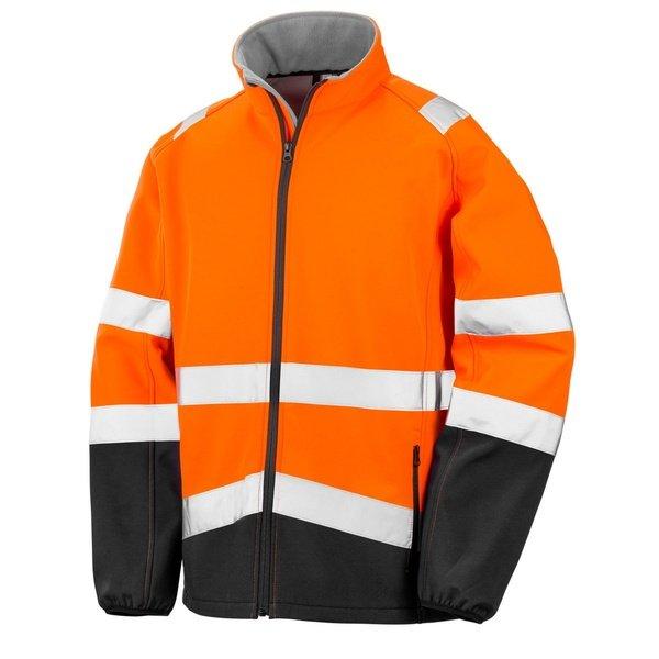 Safeguard By Softshelljacke Zum Bedrucken Sicherheit Herren Orange 3XL von Result