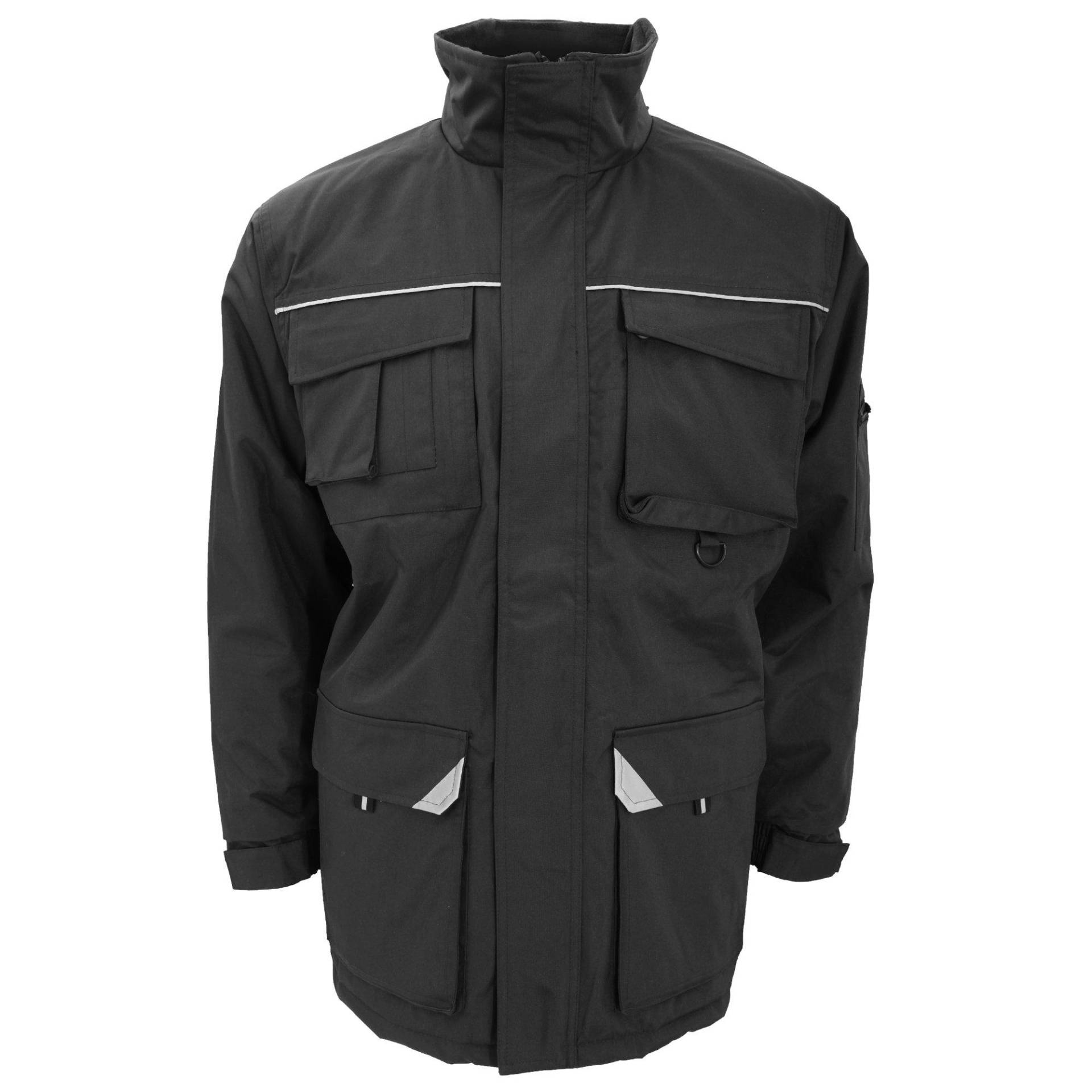 Sabre Arbeitsmantel Mantel Herren Schwarz 3XL von Result