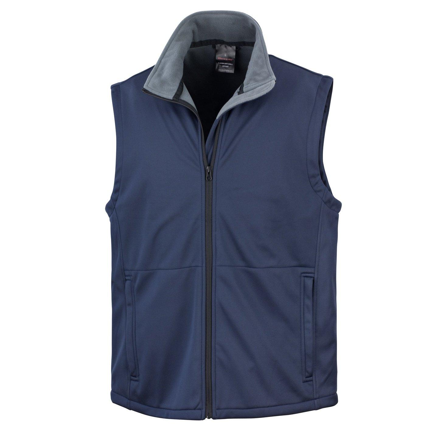 Core Soft Shell Gilet Weste Herren Marine L von Result