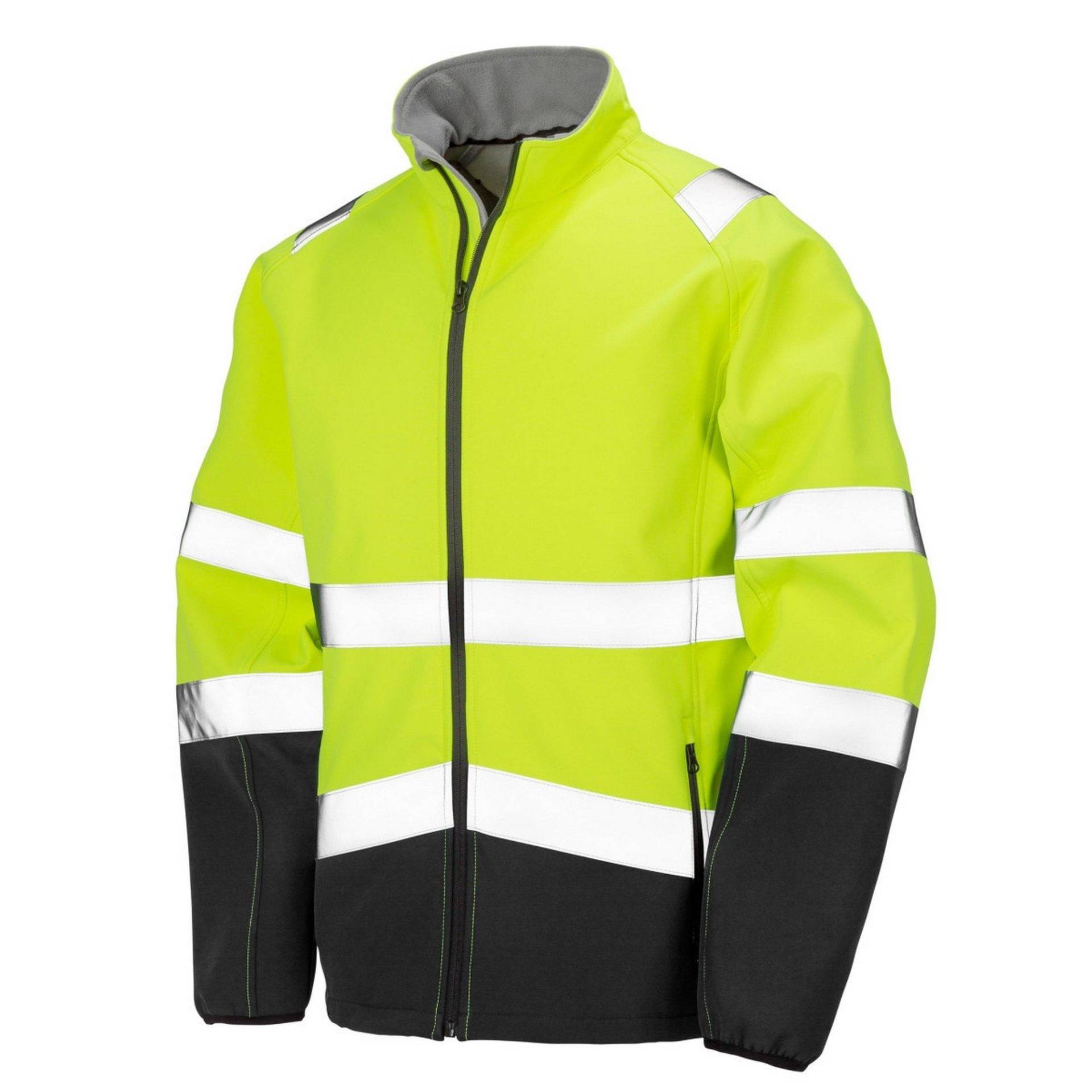 Safeguard By Softshelljacke Zum Bedrucken Sicherheit Herren Gelb Bunt M von Result