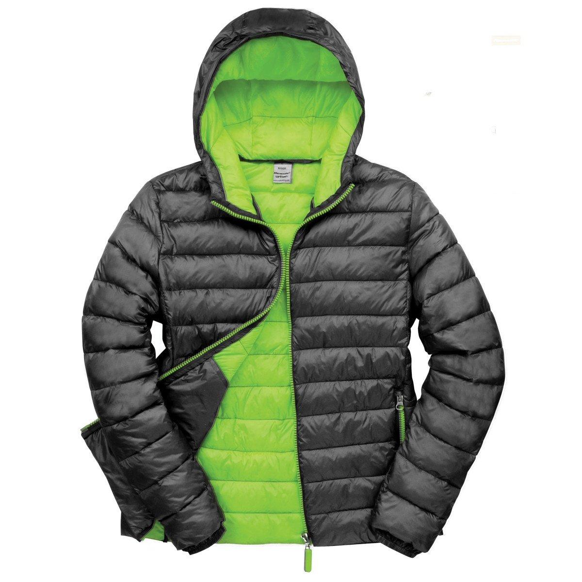 Urban Snowbid Steppjacke Winterjacke Herren Schwarz M von Result