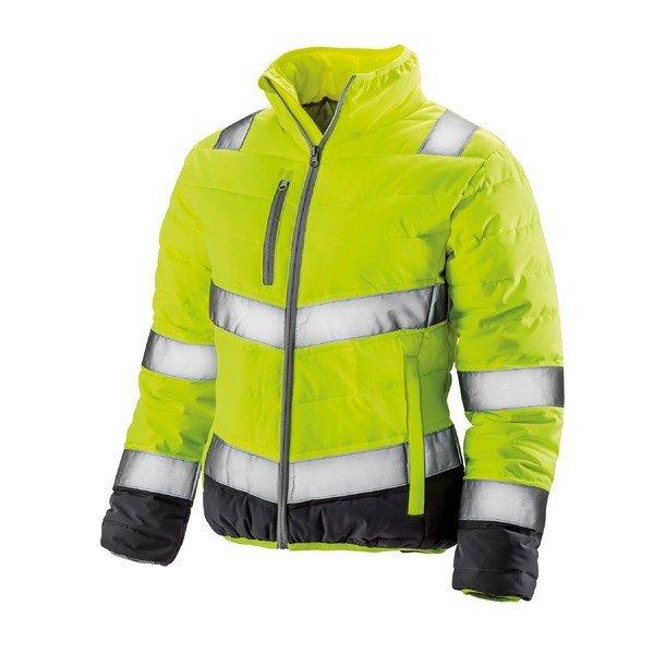 Safeguard Warnjacke, Leicht Gepolstert Damen Gelb Bunt M von Result