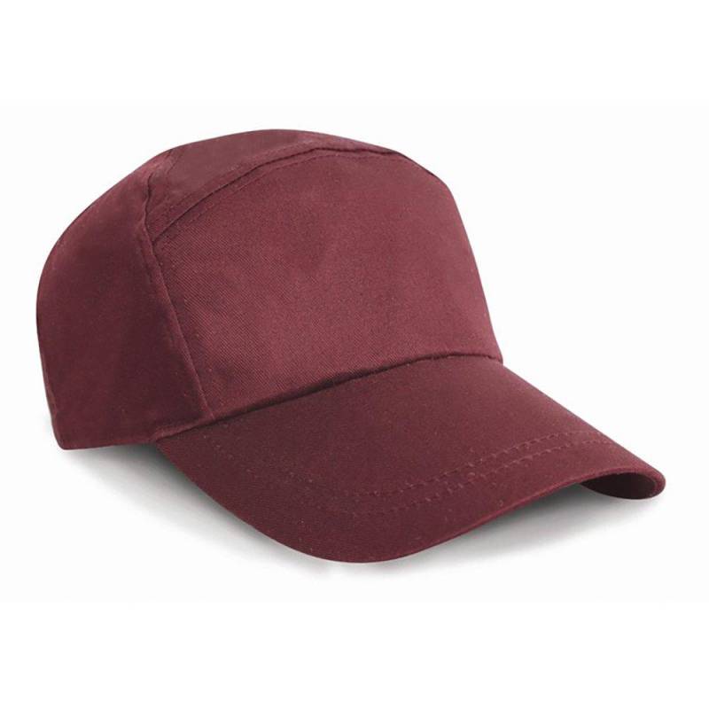 Plain Baseball Cap Herren Weinrot ONE SIZE von Result