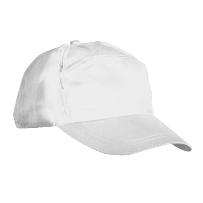 Plain Baseball Cap Herren Weiss ONE SIZE von Result