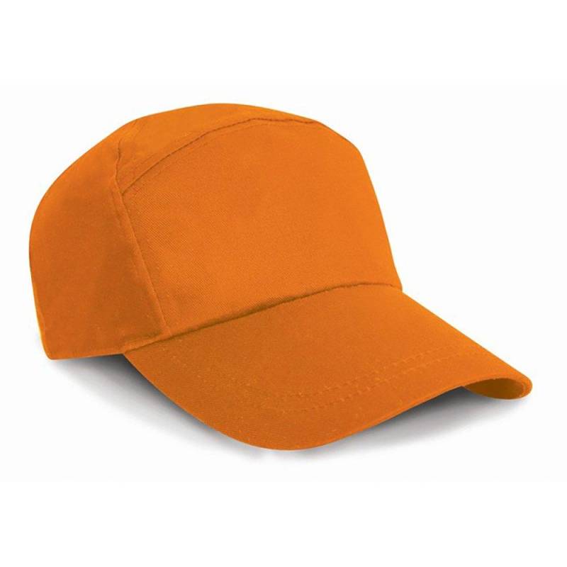 Plain Baseball Cap Herren Orange ONE SIZE von Result