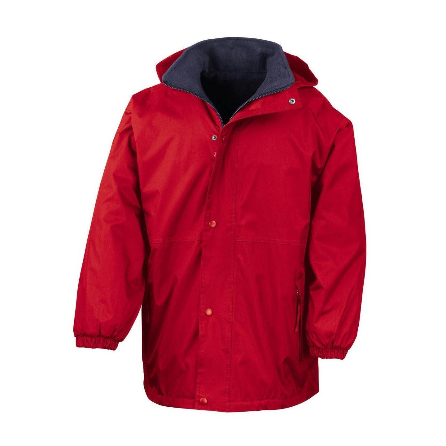 Fleecejacke, Winddicht, Wasserfest Herren Rot Bunt S von Result