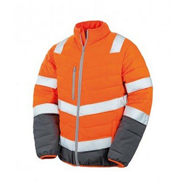 Safeguard Soft Safety Jacke Herren Orange XL von Result