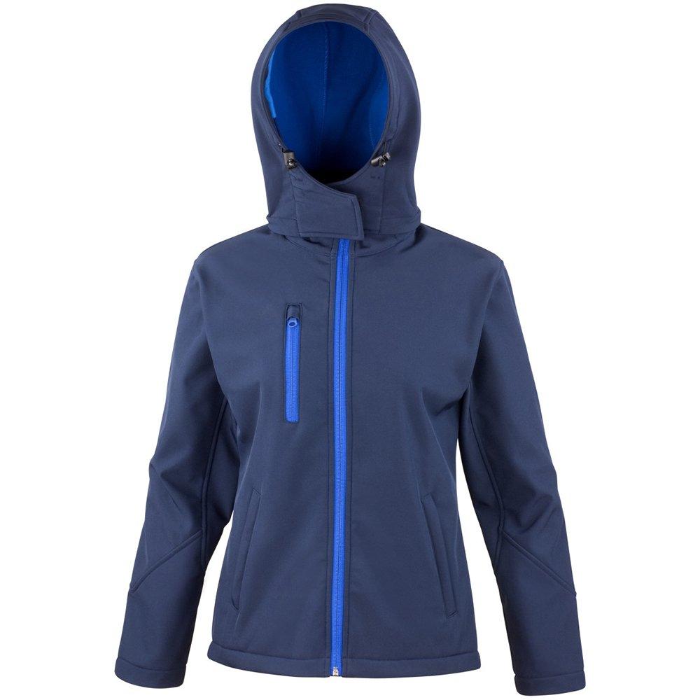 Core Lite Softshelljacke Mit Kapuze Damen Marine XL von Result