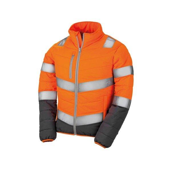 Safeguard Warnjacke, Leicht Gepolstert Damen Orange XL von Result