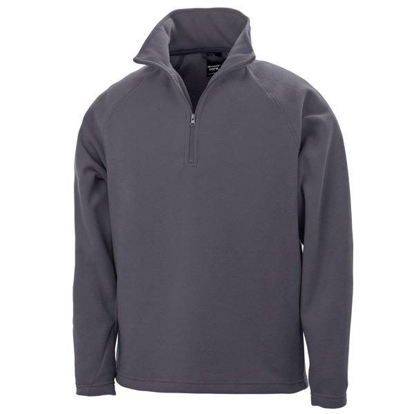 Core Micron Fleecepullover Herren Charcoal Black XS von Result